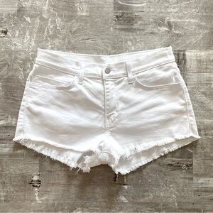 Women’s 02 Denim White Jean Shorts Size Large